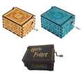 thumbnail image 3 of Home Classic Harry Potter Music Box Creative Hand-Cranked Wooden Music Box black, 3 of 6