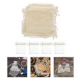 thumbnail image 4 of 100Pcs Drawstring Organza Bags Jewelry Bags Party Goodies Bags Jewelry Pouches Small Mesh Bags, 4 of 8