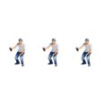 thumbnail image 3 of Wweixi 1/87 Diorama Graffiti Figure Characters Resin People Train Layout boy white 3Set, 3 of 6
