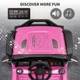 thumbnail image 4 of Ourlova Kids Electric Vehicles with Parent Remote Control, 3 Speeds, Max Speed 5 MPH, Spring Suspension, LED Lights, Music, Electric Ride-On Car, 4 of 9