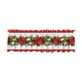 thumbnail image 2 of Yhmxh Essential For Christmas 137x45cm/53.9x17.7inches The Exquisite Christmas Style Window Drapery Festive Decorations Making The Window Wear The Coat Of Christmas Polyester Curtain, 2 of 6
