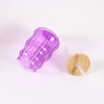 thumbnail image 2 of 18 fl oz Mainstays Glass Ribbed Purple Sipper, 2 of 5