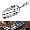 thumbnail image 4 of Ice Cube Scoop Cast Aluminum Shovel Scoops Kitchen Utility Scoops Set Contoured Handle, Ice Scooper for Ice Maker Freezer Coffee Bean Food Candy Flour Popcorn Rust Free 12 Oz, 4 of 7