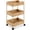 Naturel, variante sur Best Choice Products Panier de Pépinière Roulant à 3 Niveaux en Jacinthe d'Eau avec Roues, Chariot Utilitaire, Organisation de Rangement - Châtaigne