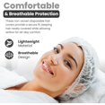 thumbnail image 2 of Filets à Cheveux Jetables - 100 Pcs Bonnets Bouffants Non Tissés Couvre-Chef pour Cuisine, 2 of 6