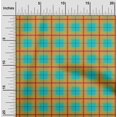 thumbnail image 1 of oneOone Cotton Silk Fabric Madras Check Decor Fabric Printed BTY 42 Inch Wide, 1 of 4