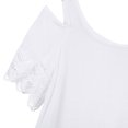 thumbnail image 4 of xiaxaixu Femmes Dentelle Uni Maillot de Bain Dames Paréo Robe de Plage, 4 of 5