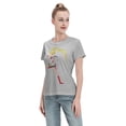 thumbnail image 4 of T-Shirt Basique à Manches Courtes pour Femmes Sailor Moon Moon Hare, 4 of 6