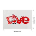 thumbnail image 3 of Felwors Napperon en Lin de la Saint-Valentin Napperon Isolant Napperon Tapis de Table Serviettes Ménagères, 3 of 4