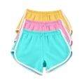 thumbnail image 1 of Timegard 3pc Womens Yoga Short Elastic Waisted Summer Athletic Running Active Sports Shorts Sweatshorts, 1 of 7
