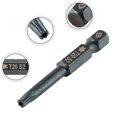 thumbnail image 4 of 1 Pcs 50mm Blue Magnetic Torx Screwdriver Bits Set Electric Screwdriver T5-T40, 4 of 9