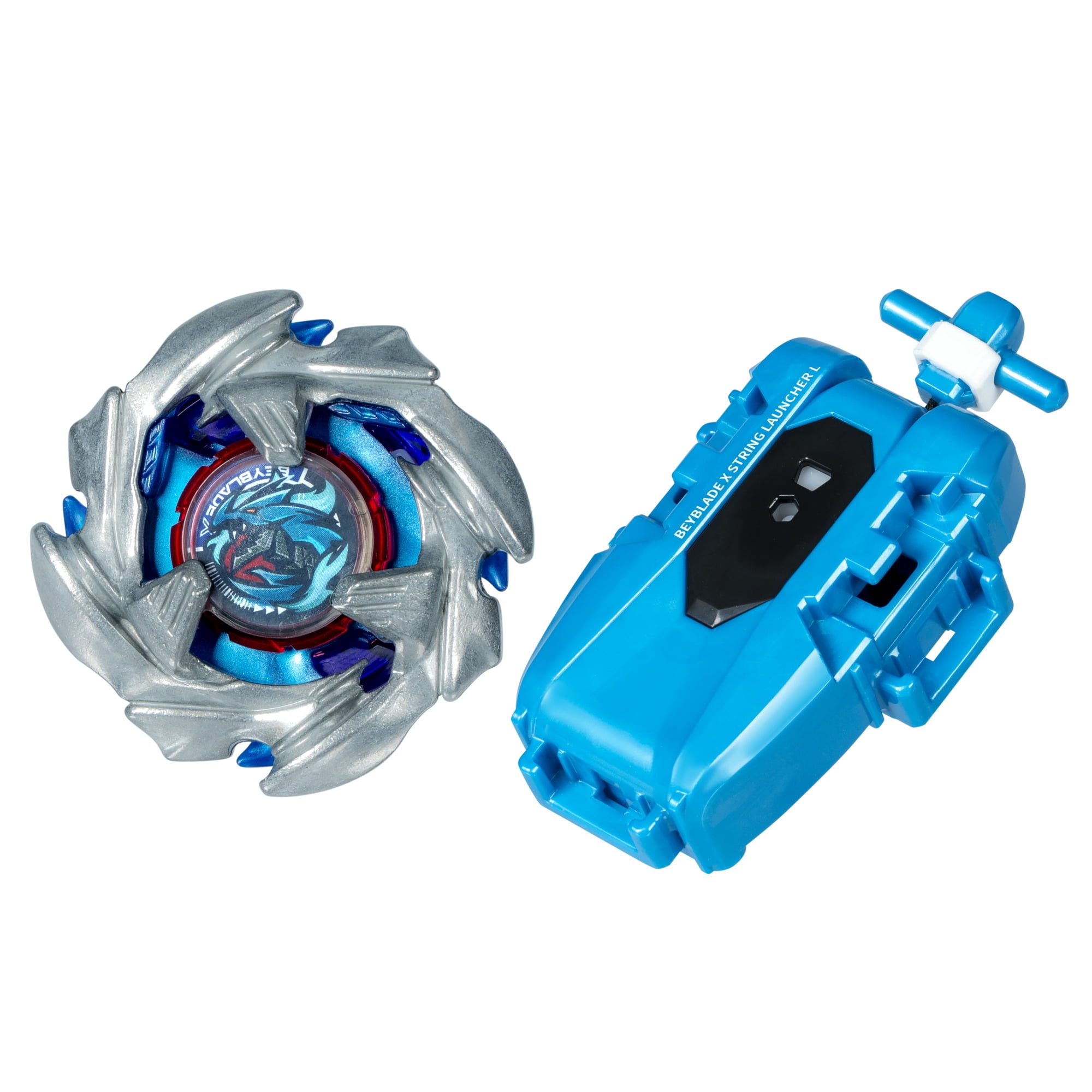 Beyblade X Cobalt Dragoon 2-60C Deluxe Left-Spin String Launcher