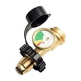 thumbnail image 3 of Mosiee Gastank Adapter Converts Pol Tanks Service Valve To Qcc/Type1 Gases Cylinder Connector Pressure Gauge For 5-100Lb Propane Tanks, 3 of 8