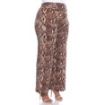 thumbnail image 3 of White Mark Pantalon Palazzo Imprimé pour Femmes, 3 of 5