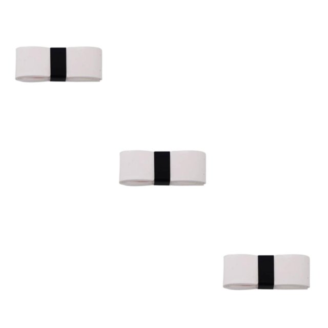 Maytalsory 1/2/3 Quick To Dry Tennis Racket Perform for At Best With Drying Technology white square pack 3PCS