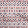 thumbnail image 1 of oneOone Silk Tabby Orange Fabric Asian Block Craft Project Decor Fabric Printed by The Yard 42 Inche Wide-9045, 1 of 4
