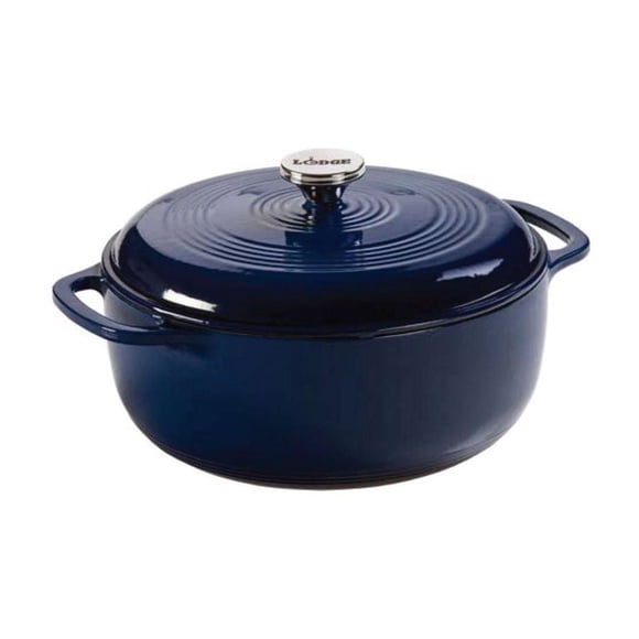 Cocotte Émail Indigo Lodge De 6 Pintes