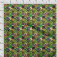 thumbnail image 4 of oneOone Viscose Chiffon Dark Mustard Fabric Paisley Patchwork Craft Projects Decor Fabric Printed By The Yard 42 Inch Wide, 4 of 5