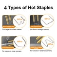 thumbnail image 3 of 100W High-Power Plastic Welding Kit for Auto Bumper Repair - Fast 1-3s Heating, 400°C Instant Temperature, Overheat Protection - US Plug, LED Light, Ergonomic Handle - Includes 50 Flat/M/Wave/V, 3 of 6