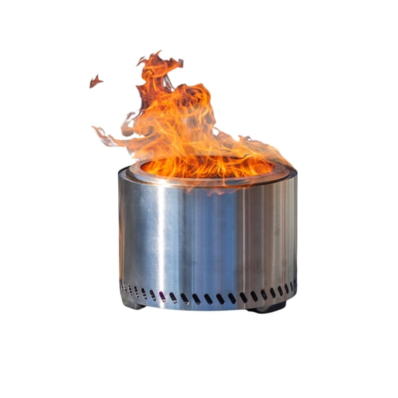 Foyer à granules RedFire Volcano très grand en acier inoxydable