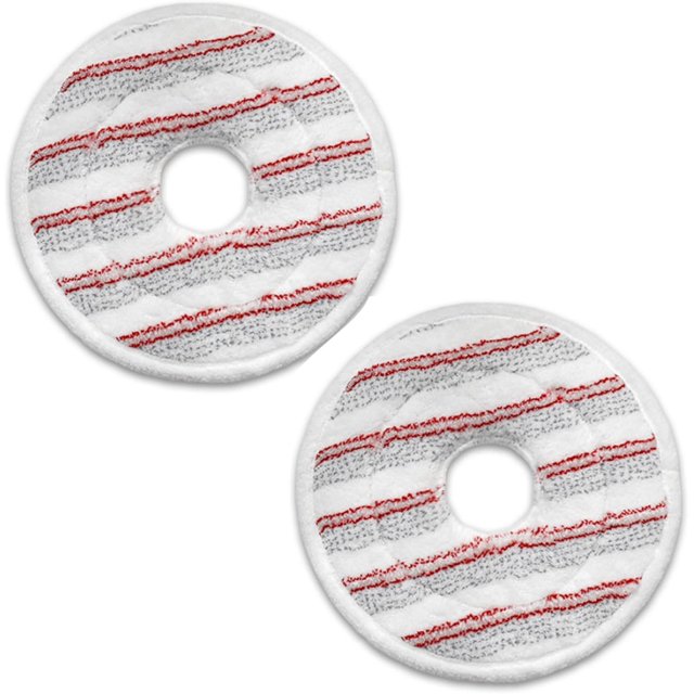 2 Pcs de Recharge de Vadrouille en Microfibre pour Vadrouille Vileda Spin and Clean, Tête de Vadrouille de Rechange Compatible avec Ensemble Vadrouille Vileda Spin et Seau (Rouge)
