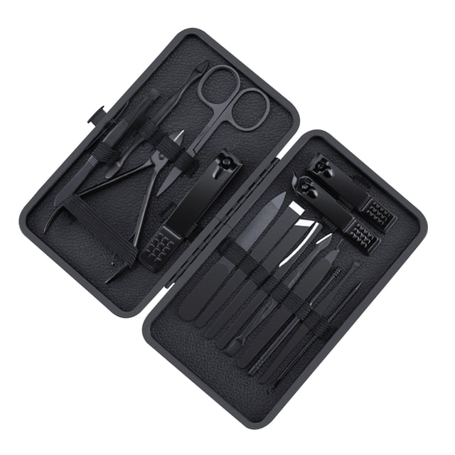 Amdohai 16PCS Manicure Set with Case Professional Pedicure Set Nail