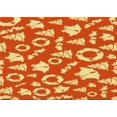 thumbnail image 1 of Ahgly Company Machine Washable Indoor Rectangle Transitional Orange Area Rugs, 7' x 10', 1 of 7