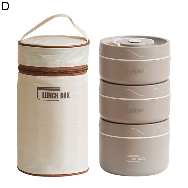 Bento Box 1/2/3/4Pcs Container High Capacity Modern Household Portable Bento Lunch Box