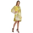 thumbnail image 2 of Bimba Printed Caftan Gown Maxi Robe Dress For Women Beachwear Short Swimsuit Cover Up, 2 of 7