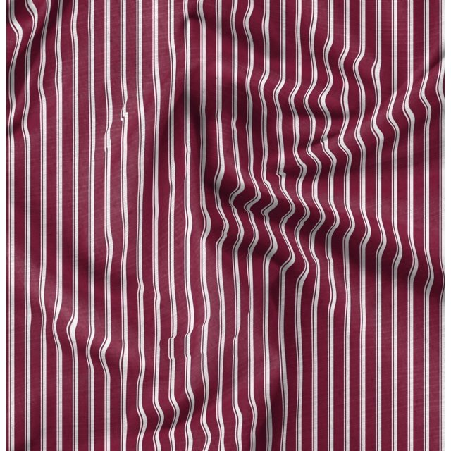 Soimoi Tissu en Velours Rayé Imprimé 1 Yard 58 Pouces de Large