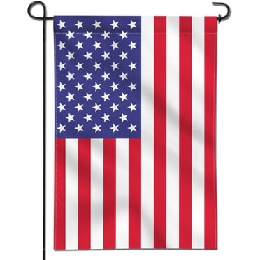 ANLEY Drapeau de Jardin Premium Double Face, États-Unis d'Amérique Drapeaux de Jardin Décoratifs -18 x 12.5 Pouces