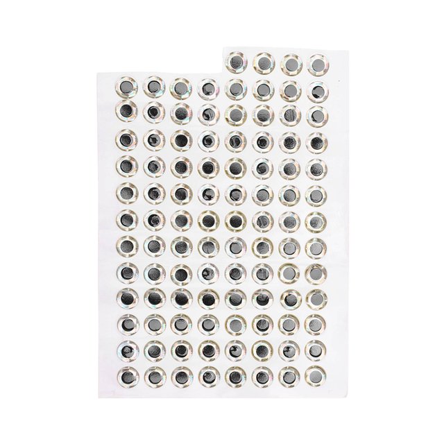 ESTINK Simulation Fishing Lure Eyes,Artificial Fishing Eyes,100pcs 10mm Artificial Fishing Eyes Fish Eyes Sticker Fishing Accessories Tackle Fishing Lure Eyes