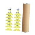 thumbnail image 1 of Lipstore Wind Resistant Badminton Shuttlecocks Professional for Gymnasium Accessories Yellow 12Pcs, 1 of 8