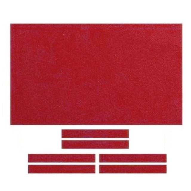 jinwen Billiard Cloth, Table , Snooker Indoor Sports Game Table Cloth with Cushion 9ft Red