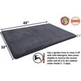 thumbnail image 5 of EcoNesxp Travel Playground 48"X30" Multi-Function XL Extra Large Luxury Cool Memory Foam Velvet Fleece Rug Mat Fitness Yoga, 5 of 5