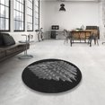 thumbnail image 4 of Ahgly Tapis d'Intérieur Lavable en Machine Carré Gris Cendré Transitionnel, 8 Pieds Carré, 4 of 7