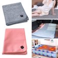 thumbnail image 2 of Electric Heated Blanket Fast Heat Portable USB Heated Outdoor Mattress NEW Q4W7, 2 of 8