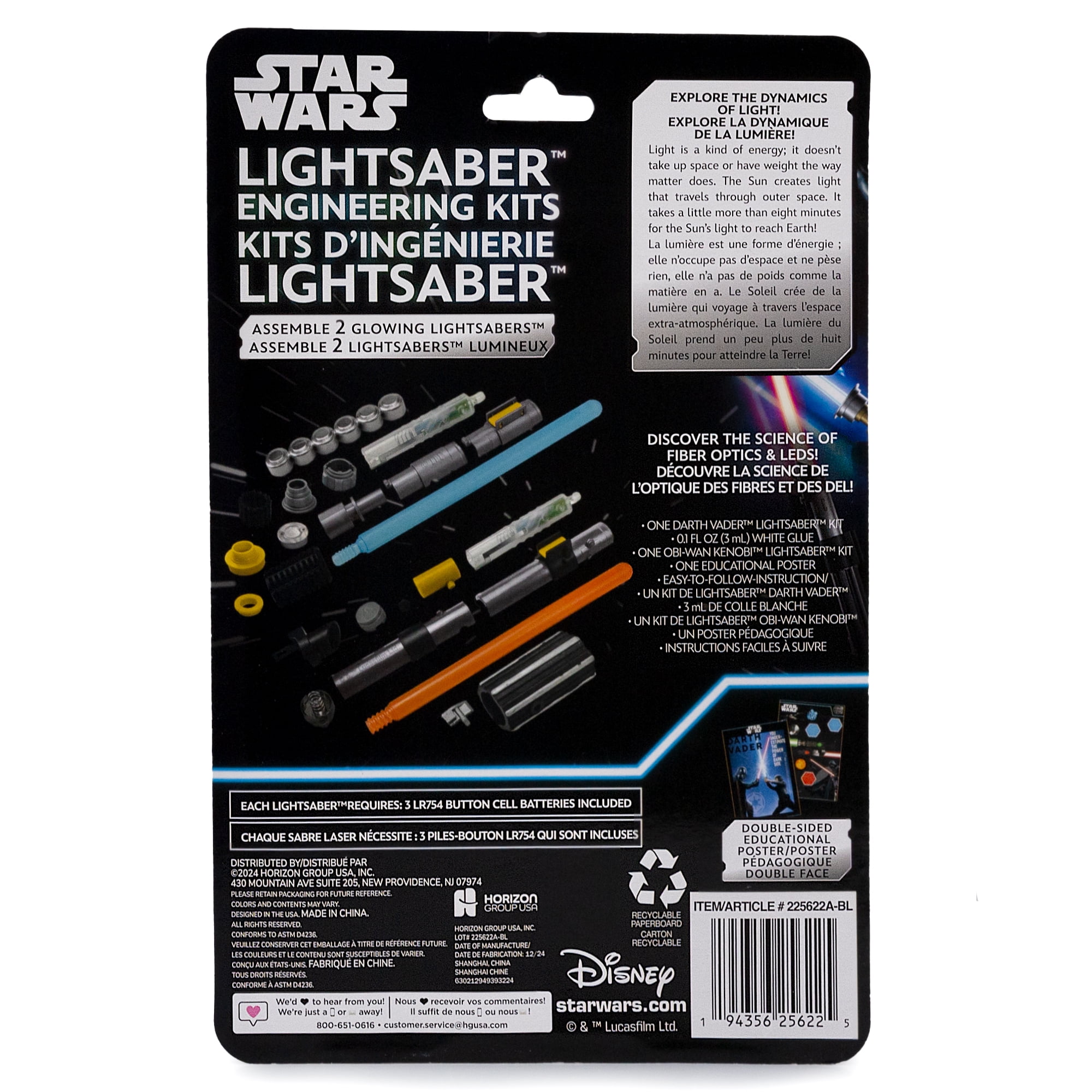 Star Wars Construisez vos propres sabres laser ages 6+