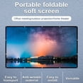 thumbnail image 3 of Écran de Projecteur 120 Pouces 16:9 HD 4K Pliable Portable Double Face Projection -Rideau d'Écran de Film à Augmentation avec Crochets pour Intérieur Extérieur Cinéma Maison Bureau Réunion, 3 of 7