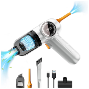 Cordless Car Vacuum Cleaner 9000PA Mini Wireless Handheld Car Vacuum Cleaner 3 in 1 Portable Vacuum Cleaner for Car Home