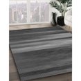 thumbnail image 3 of Ahgly Company Tapis Rond Lavable en Machine Intérieur Transitionnel Gris, 3 Pieds Rond, 3 of 7