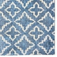 thumbnail image 3 of Tapis Motif Faux Lapin Linéaire bleu & blanc de 5 pi x 7 pi, 3 of 6