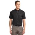 thumbnail image 1 of Port Authority T-Shirt Homme Manches Courtes Entretien Facile m Noir/pierre Claire, 1 of 1