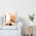 thumbnail image 4 of adviicd Pillowcase Modern Pillowcase Decorative Outdoor Linen Square Pillowcase For Sofa Sofa Beds And Cars 18x18 Inches (45 X 45 Cm), 4 of 5