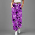 thumbnail image 2 of Nouveau Pantalon Décontracté Mode Impression 3D pour Femmes Taille Haute à Cordon, 2 of 4