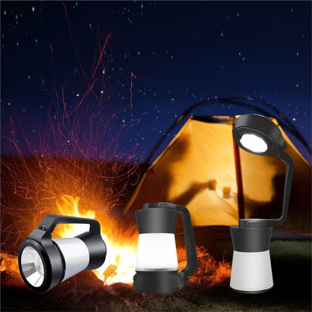 Fridja Clearance Under 5$ Outdoor Multifunctional 3-in-1 Camping Light Flashlight Lighting LED Portable Tent Light Home Desk Lamp Battery Model for Sport