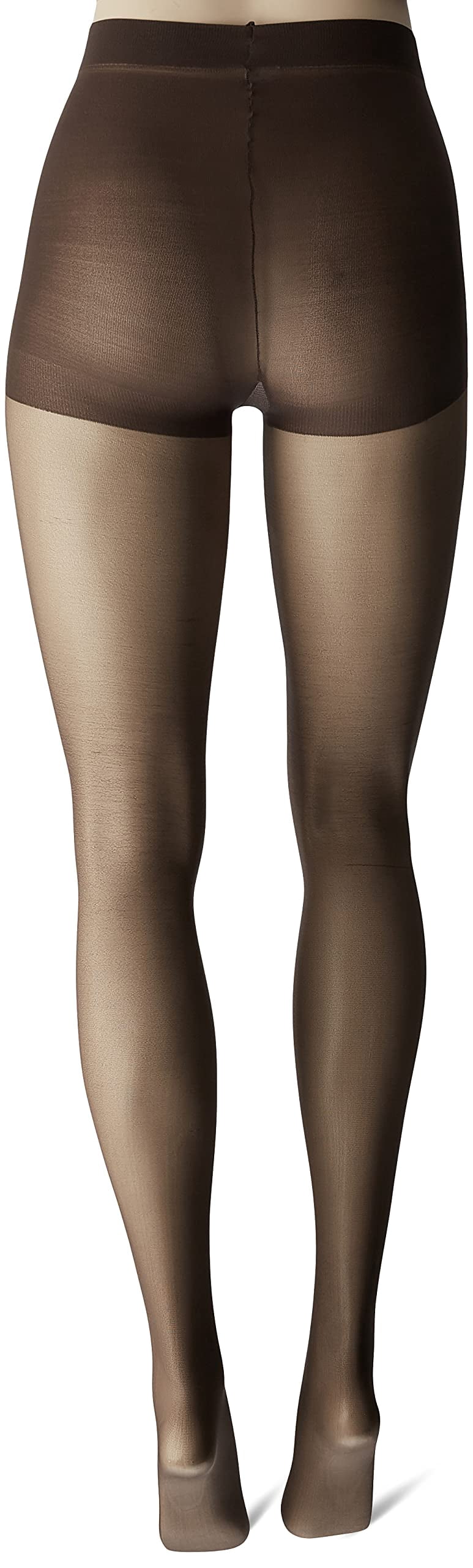 Hanes 717 Femmes Silk Reflections Culotte de Maintien à Bout Transparent Taille - Ij, à Peine Noir