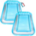 thumbnail image 1 of Swimline Original Suntan Tub Relaxing Outdoor Water Lounge Float, Blue (2 Pack), 1 of 8