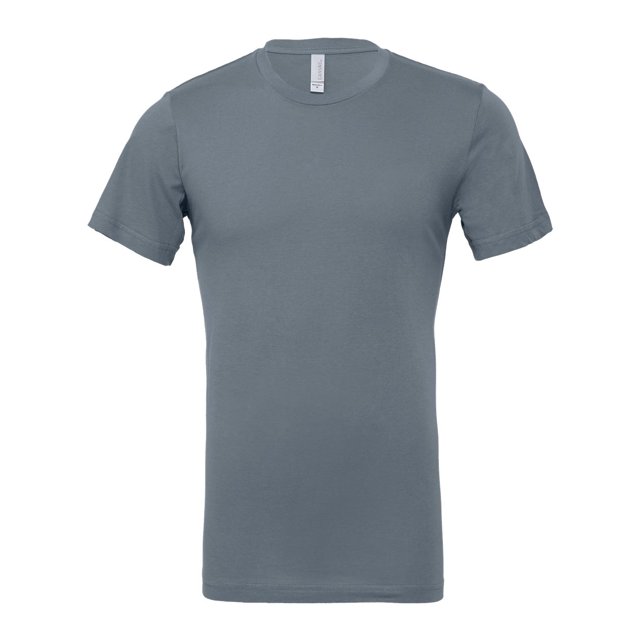 Bella Canvas Men`s 3001c, L, Steel Blue