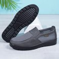 thumbnail image 3 of Mens Mesh Wide Width Slip on Loafers Walking Driving Shoes Breathable Casual Non Slip Work Sneakers Fall, 3 of 5